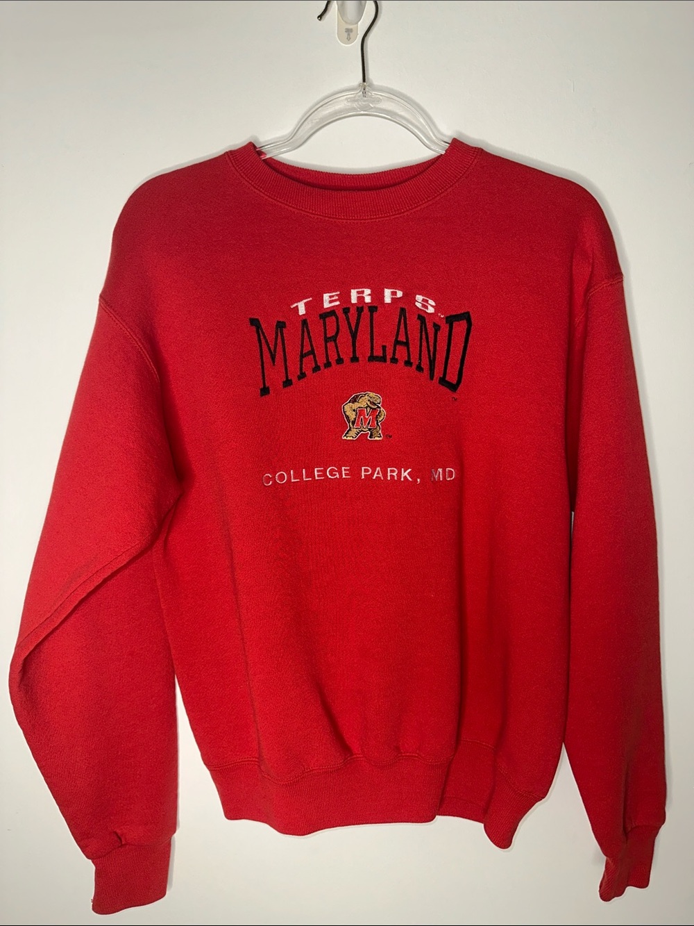 Vintage 90’s Lee Sport Maryland 'Terps' Crewneck Sweatshirt